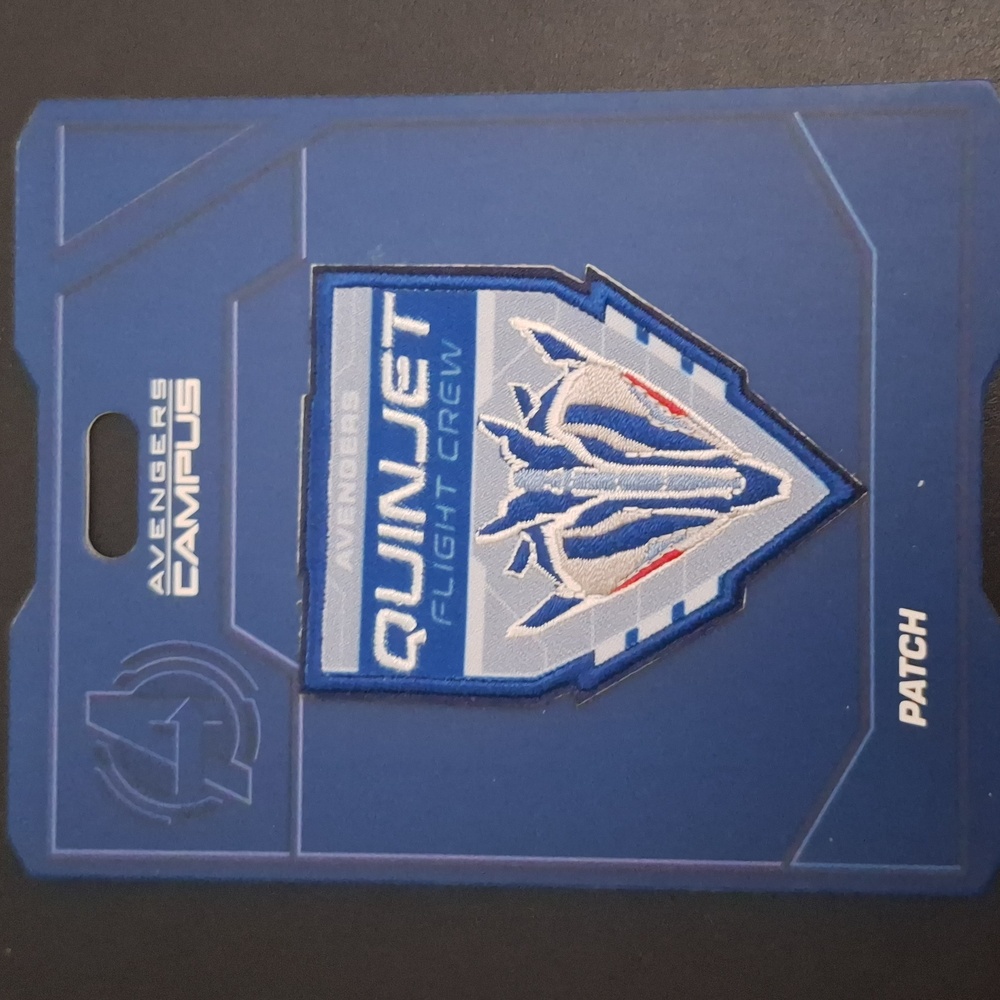 California Adventure Avengers Campus Quinjet Flight Crew Patch